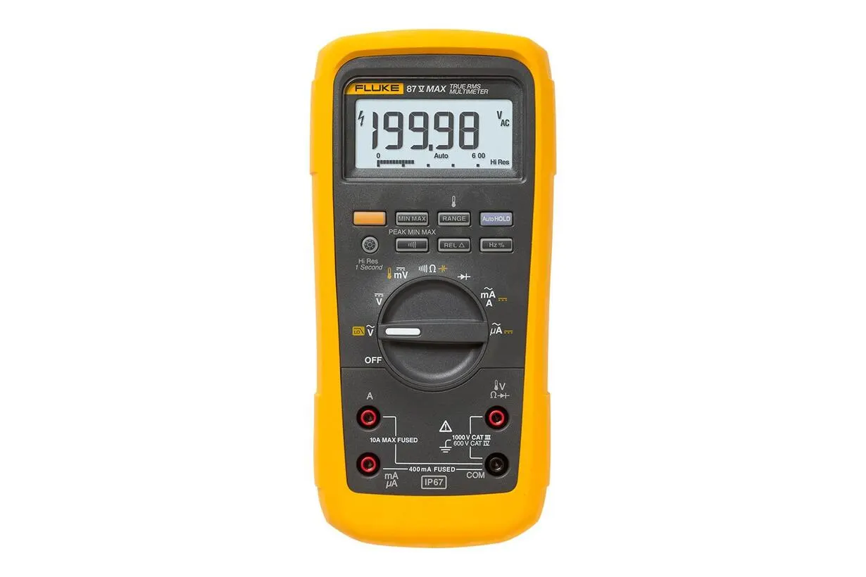 FLUKE 87V MAX – Multímetro Digital True-RMS IP67 (Ultra-resistente)